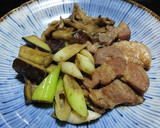豚肉の蜜味噌だれの漬け焼き　野菜も一緒に作り方12写真