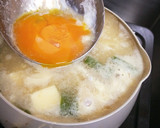 えのきと卵のアンサンブル♪ふわとろ味噌汁作り方5写真