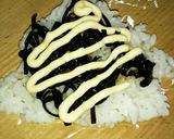 昆布×たまご×マヨで照りたまおにぎり♪作り方3写真