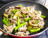 豚こま･なす･甘長ししとうの照り焼きだれ作り方7写真