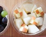 お弁当に＊りんごの市松格子作り方5写真