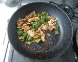ピーマンと豚バラの東南アジア風カレー作り方3写真