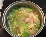 キャベツ消費に！キャベツのコンソメスープ作り方4写真