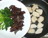 鶏むね肉とキクラゲの甘辛煮♪血虚女性に♪作り方7写真
