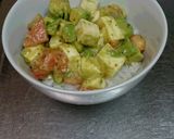 モッツァレラアボカド丼作り方6写真