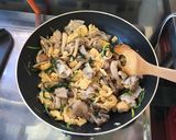 豚肉ときのこの玉子炒め作り方4写真