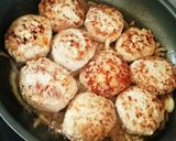 ♡たっぷりトマトの煮込みハンバーグ♡作り方2写真