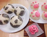 HBで作る♡もーもーミルククリームまん作り方19写真
