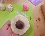 HBで作る♡ぷにぷに肉球あんまん作り方7写真