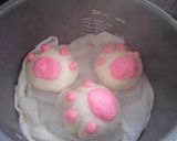 HBで作る♡ぷにぷに肉球あんまん作り方15写真