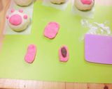 HBで作る♡ぷにぷに肉球あんまん作り方17写真