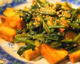空芯菜と厚揚げの中華風炒め作り方5写真