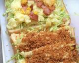 簡単だけどうまい！コロッケトースト作り方3写真