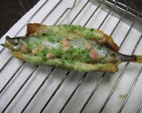 シシャモとちくわの磯部揚げ♪紅生姜風味作り方4写真