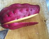 秋＊サツマイモ丸ごとグラタン作り方3写真