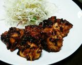 鶏むね肉の黒胡麻味噌焼き作り方5写真