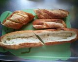 まるごとフランスパンのシチューグラタン♪作り方4写真