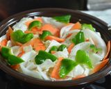 タジン鍋で牛野菜蒸し作り方3写真