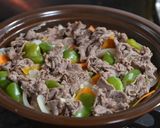 タジン鍋で牛野菜蒸し作り方6写真