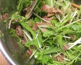 大好評♡水菜のうまうまガーリックサラダ作り方5写真
