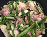 お弁当にも!豚こま肉でチンジャオロース風作り方4写真