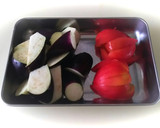 揚げ茄子とトマトの黒酢マリネ作り方1写真