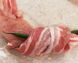 夢の共演！？豚肉とささみの肉肉巻き〜♪作り方4写真