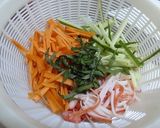 かにかまぼこと野菜の和え物作り方1写真