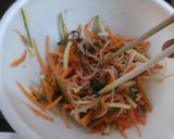 かにかまぼこと野菜の和え物作り方2写真