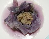 お花のような紫ロールキャベツ作り方12写真