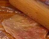 糖質制限★鶏むね肉の梅チーズロール作り方2写真