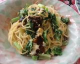 バリラ♡小松菜とニシン甘露煮の時短パスタ作り方7写真