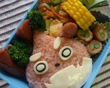 モンスト☆オラゴン☆簡単 キャラ弁☆作り方3写真