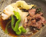 牛コマと白身魚のホットプレート蒸作り方5写真