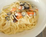 しじみたっぷりクリームパスタ作り方5写真