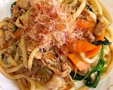 捨てるはずのセロリ葉っぱで絶品焼うどん作り方4写真