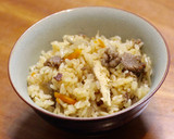 すき焼き風炊き込みご飯おにぎり作り方5写真