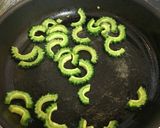 節約時短味付けなし！ゴーヤの塩昆布パスタ作り方3写真