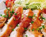 お酒と醤油で☆焼かない照り焼き風チキン作り方8写真