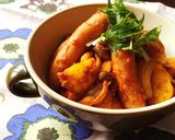 ウインナーでお手軽♪トマト味噌肉じゃが作り方4写真