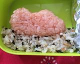 【お弁当】靴のオニギリ！作り方2写真