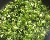 ししとうと青唐辛子の味噌炒め作り方2写真