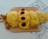 ハロウィンPartyに♪いも虫メロンパン作り方17写真