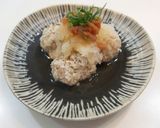 鶏団子の梅だれおろしがけ作り方5写真