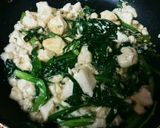 あっという間に☆ニラと豆腐の炒め物作り方3写真