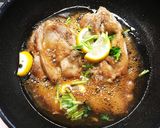 鶏肉のレモンソース パクチーとともに作り方4写真