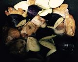 簡単♪鶏肉とナスのミートソース炒め♫作り方3写真