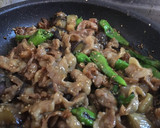 豚肉と茄子、ししとうの胡麻味噌炒め♬作り方5写真