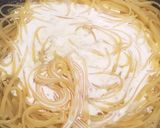 絶品簡単スモークサーモンのクリームパスタ作り方3写真