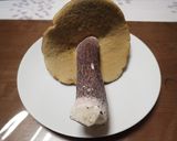 ムラサキヤマドリタケとベーコンのピカタ風作り方2写真